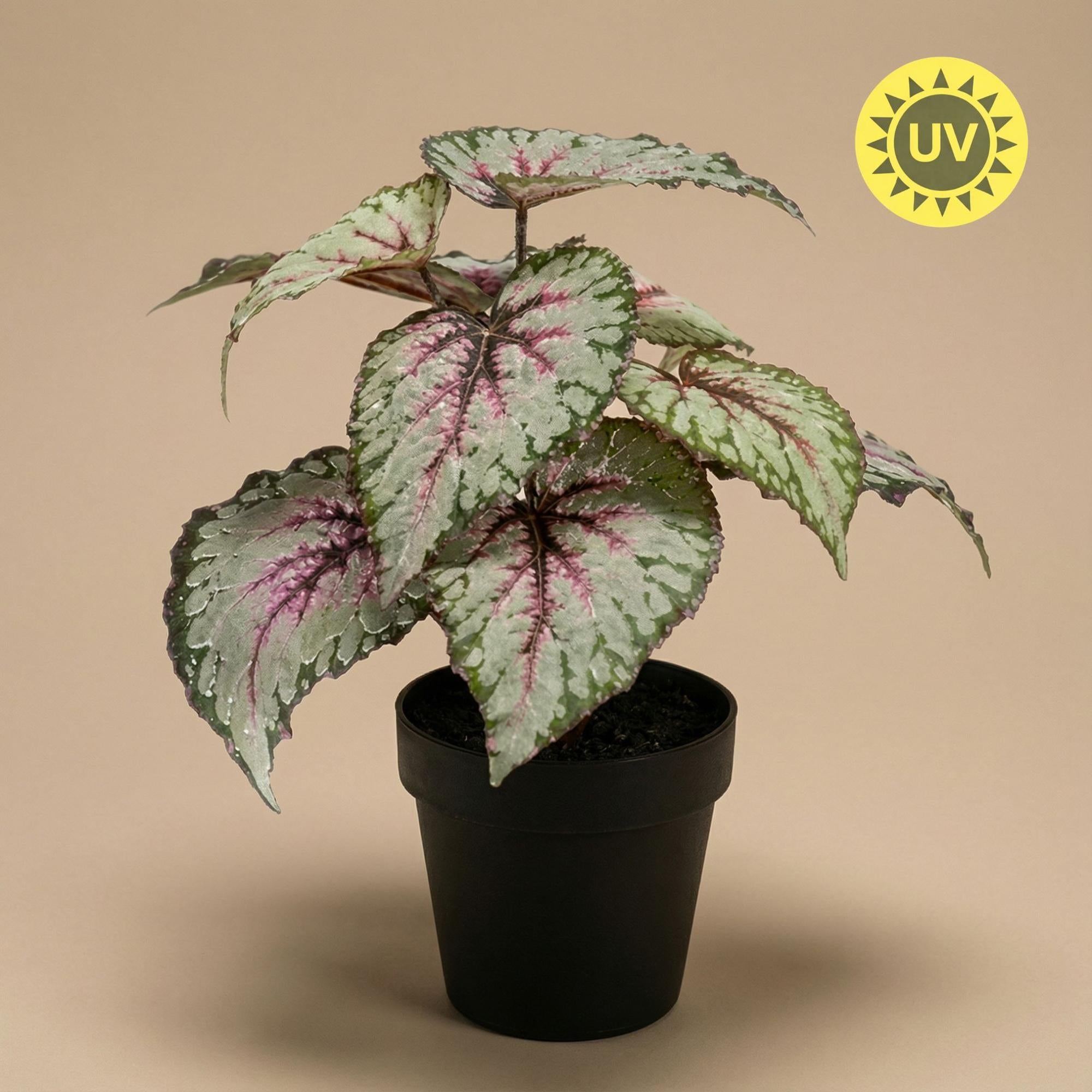 Kunstpflanze Begonia – UV-Resistent (Indoor & Outdoor)