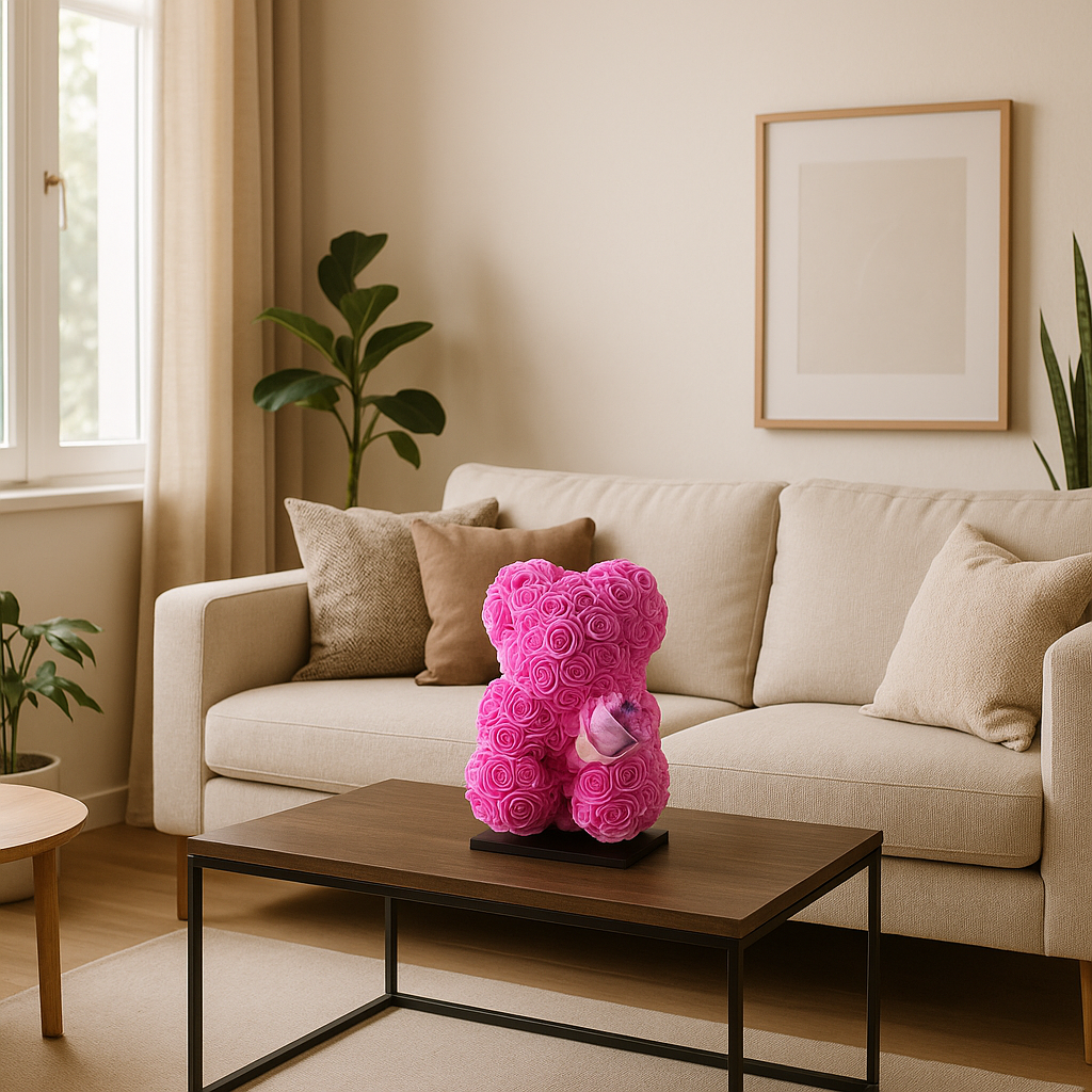 Beer DELUXE „Blumenstrauß“ – 25 cm mit Ständer