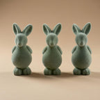 3er-Set Osterhasen – Samtige Akzente