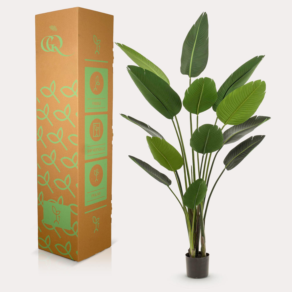 Kunstpflanze - Strelitzia Nicolai - Paradiesvogelblume