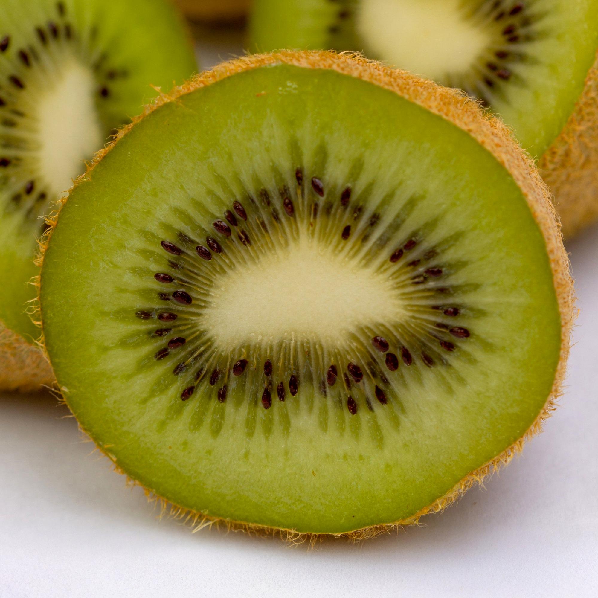 Obstpflanze - Grüne Kiwi - Actinidia deliciosa Jenny - Grüne Frucht - 2 Pflanzen
