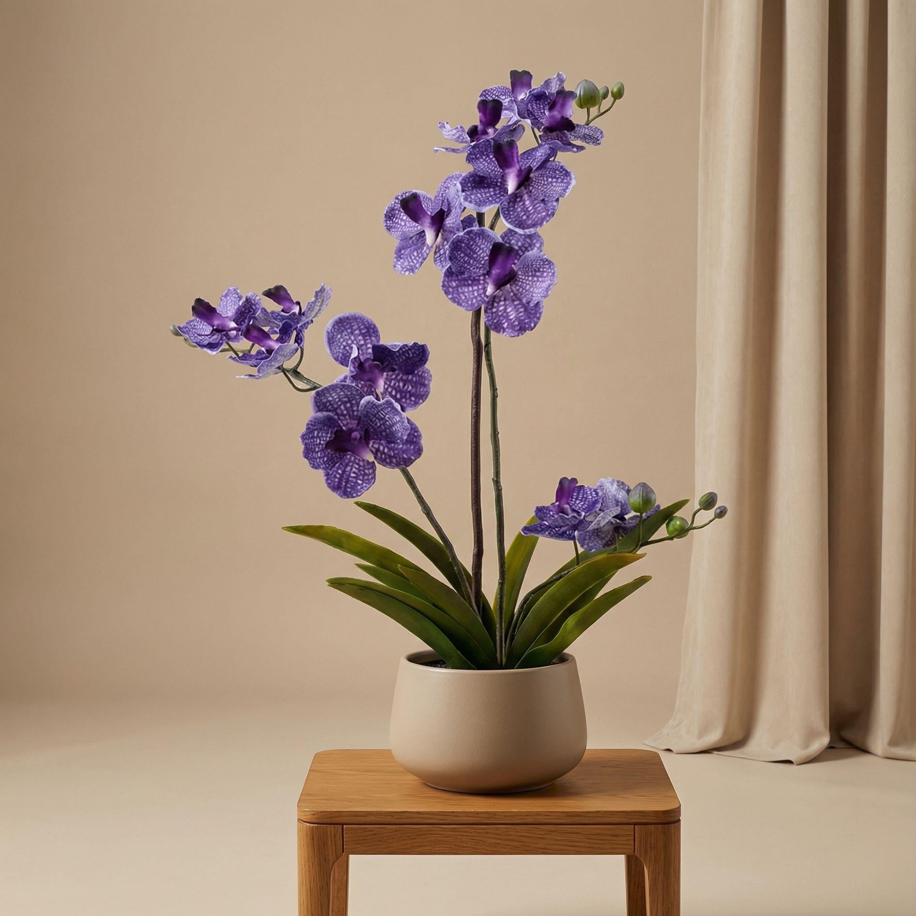 Kunstpflanze Orchidee Vanda – Purple (Paars)