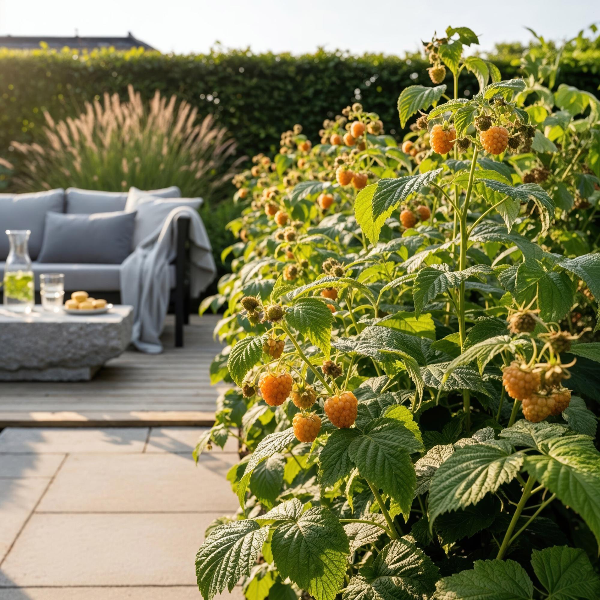 Gelbe Himbeere 'Fallgold' – Das honigsüße Trio für deinen Garten