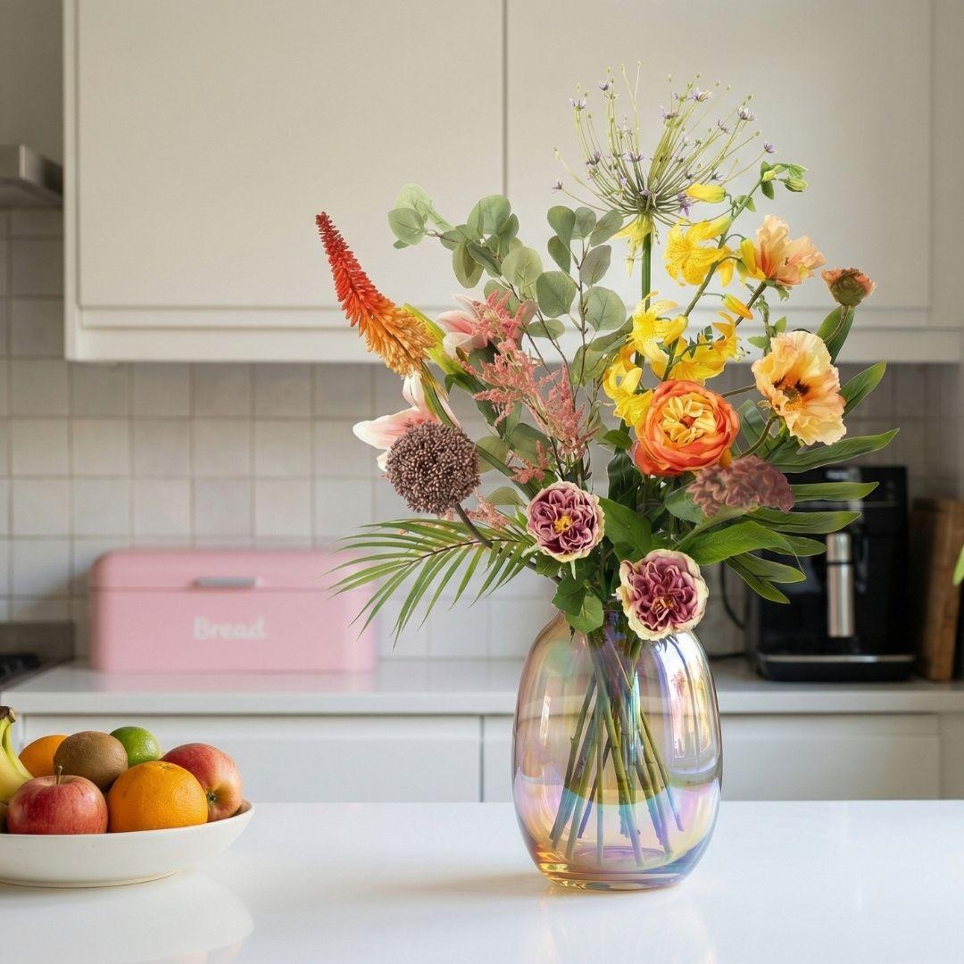 Kunstblumenstrauß „Tropical Chic Deluxe“