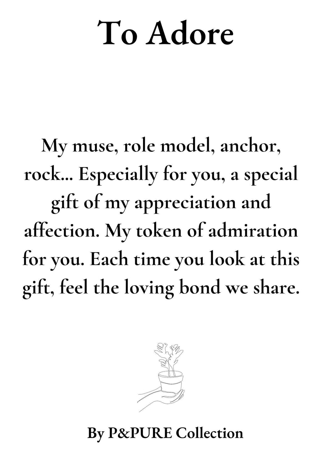 Ananas Rosita Geschenk "To Adore" – Inkl. Grußkarte