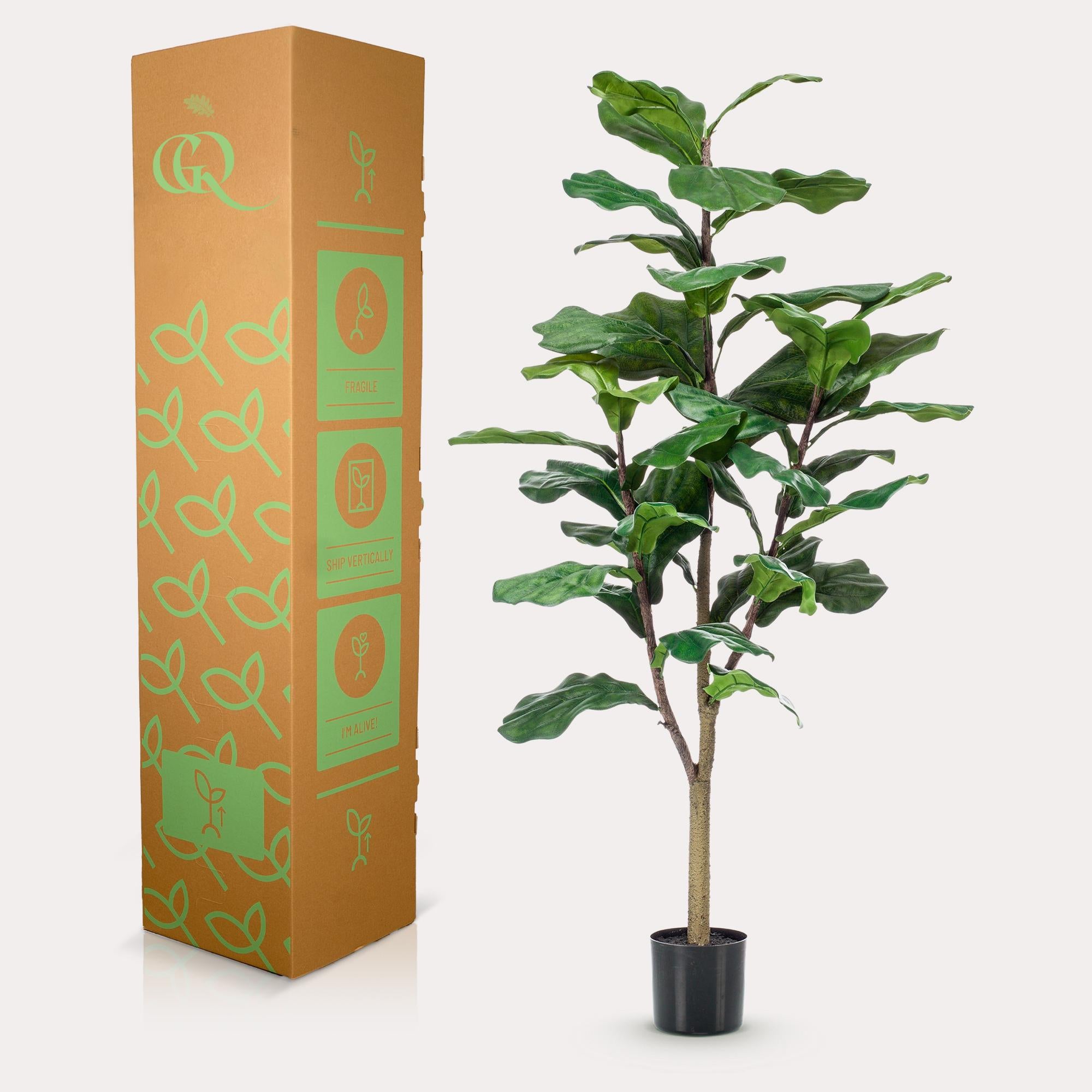 Kunstpflanze Ficus Lyrata – Urban Jungle Style ohne Gießen