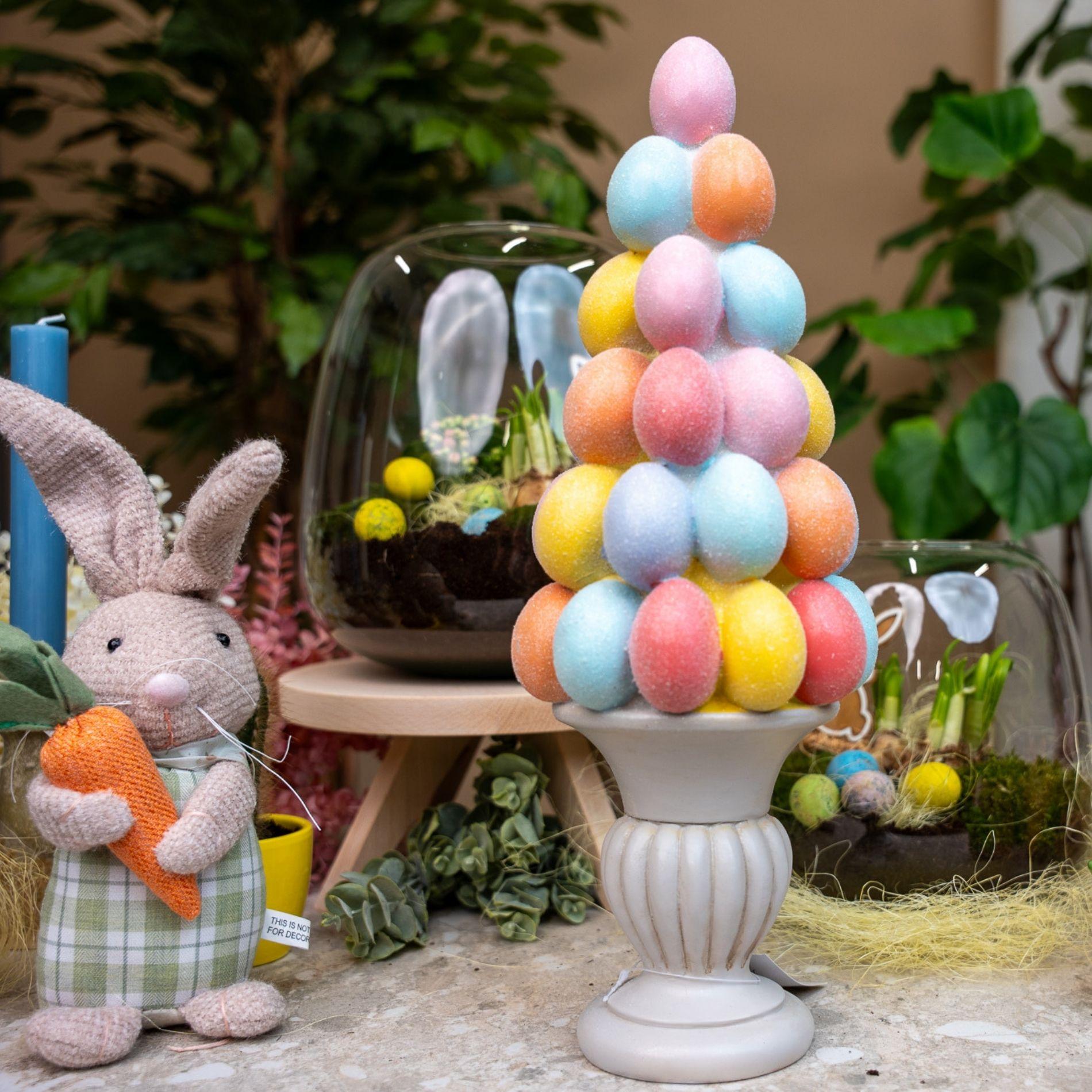 Ostereier-Baum Pastell-Glanz – Funkelnde Frühlingsfreude