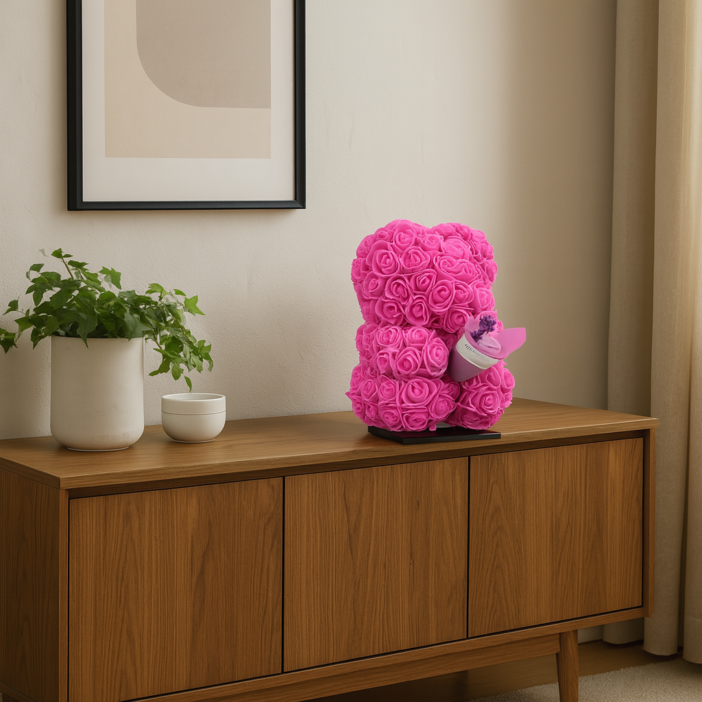 Beer DELUXE „Blumenstrauß“ – 25 cm mit Ständer